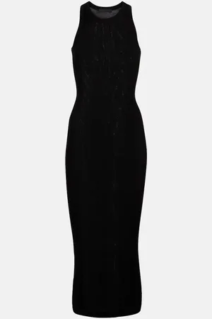WARDROBE.NYC Cotton jersey midi dress