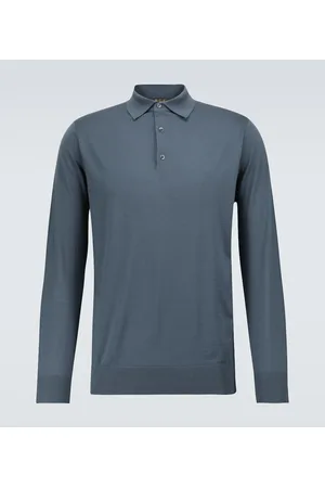 Loro Piana Ml long-sleeved wool polo shirt