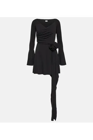 MAGDA BUTRYM Off-shoulder bell-sleeve minidress