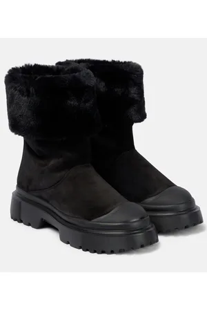 Hogan H619 suede ankle boots