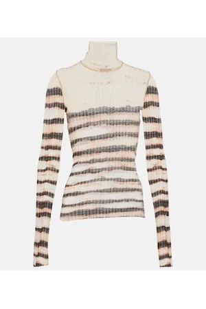 Jean Paul Gaultier X KNWLS striped turtleneck top