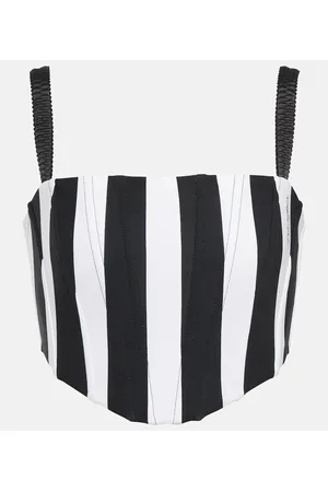 Dolce & Gabbana Portofino striped corset top