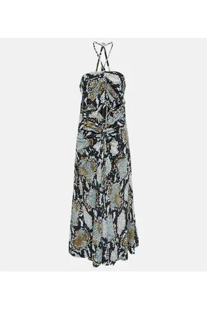 Proenza Schouler Printed halterneck maxi dress