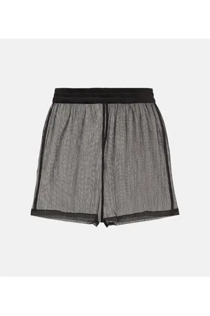 Jade Swim Sheer high-rise shorts