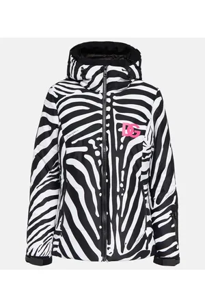 Dolce & Gabbana Zebra-print ski jacket