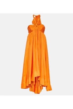 ZIMMERMANN Halcyon halterneck silk midi dress