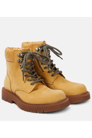 Bottega Veneta Haddock suede combat boots