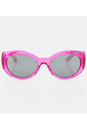 Balenciaga Everyday logo round sunglasses
