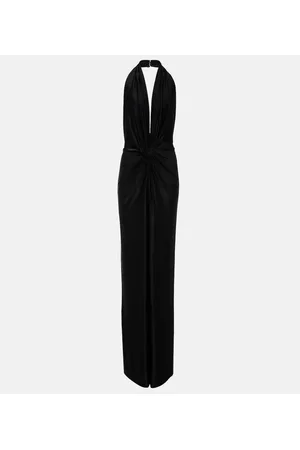Costarellos Halterneck jersey jumpsuit