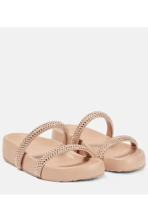 Gianvito Rossi Croisette embellished slides