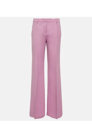Etro Wide-leg wool-blend pants