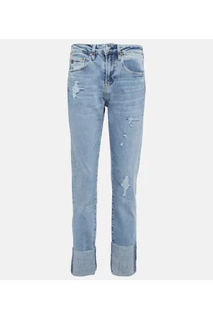 AG Jeans Cuffed straight jeans