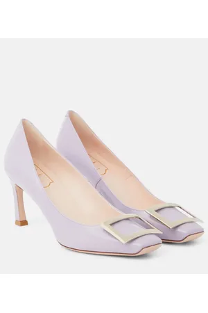Roger Vivier Trompette 70 patent leather pumps