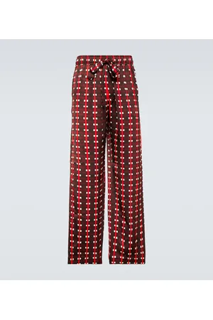 WALES BONNER X Lubaina Himid checked pants