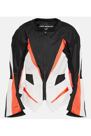 JUNYA WATANABE Moto paneled nylon jacket