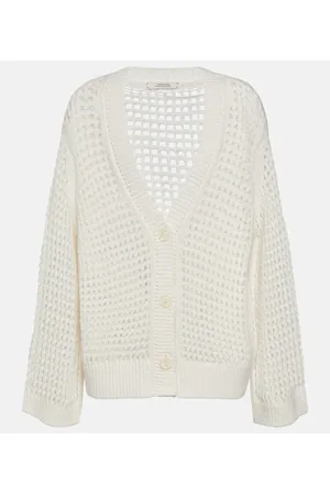 Dorothee Schumacher Pointelle wool and cashmere cardigan