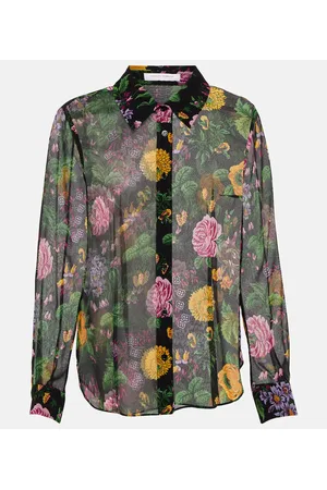 Carolina Herrera Floral blouse
