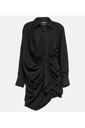 Jacquemus La Robe Bahia gathered minidress