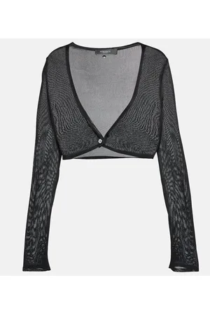 VERSACE Medusa crop cardigan