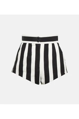 Dolce & Gabbana Portofino high-rise striped shorts