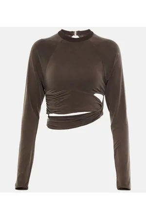 Jacquemus Le T-shirt Espelho cutout crop top