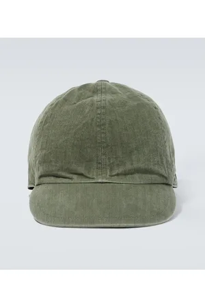 SACAI Herringbone cotton baseball cap