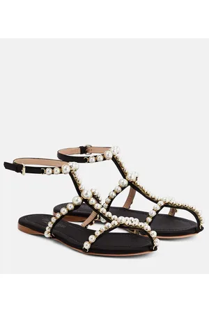 Giambattista Valli Maharani faux pearl-embellished sandals