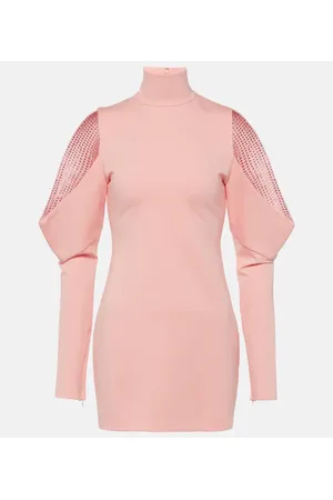 AREA Embellished minidress