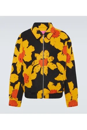 THE ELDER STATESMAN Senna wool and cashmere bomber jacket