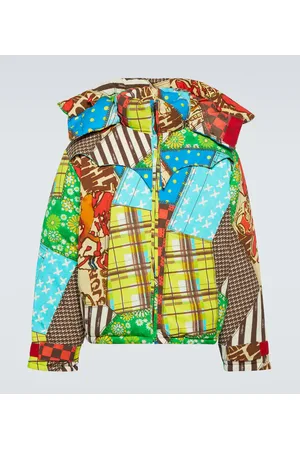 ERL Printed cotton-blend down jacket