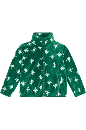 Tiny Cottons Snow Polar printed fleece jacket