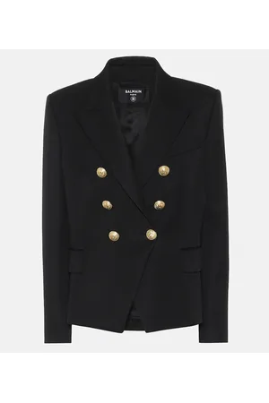 Balmain Double-breasted wool blazer