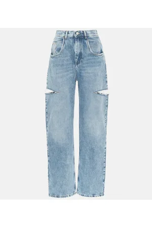Maison Margiela Cutout high-rise wide-leg jeans