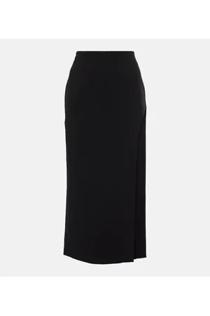 GIUSEPPE DI MORABITO Satin cady midi skirt