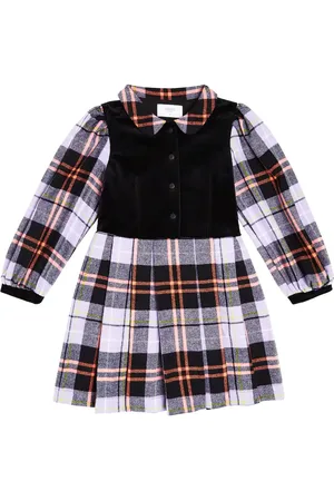 PAADE Checked cotton dress