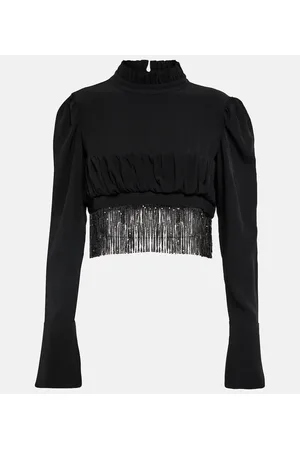 Paco rabanne Embellished crop top