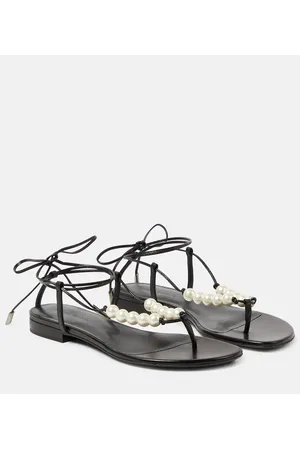 MAGDA BUTRYM Faux pearl leather sandals