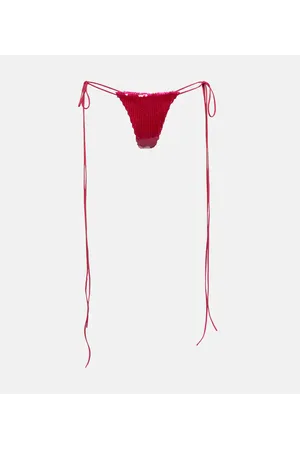 LAQUAN SMITH Sequined side-tie panties