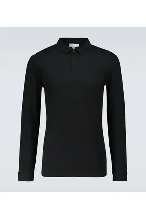 Sunspel Riviera long-sleeved polo shirt