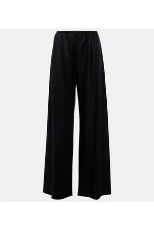 The Row Gala virgin wool wide-leg pants