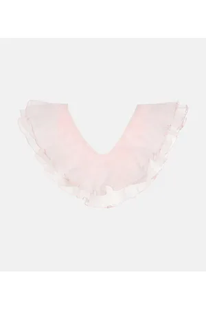 Giambattista Valli Organza-trimmed bikini top
