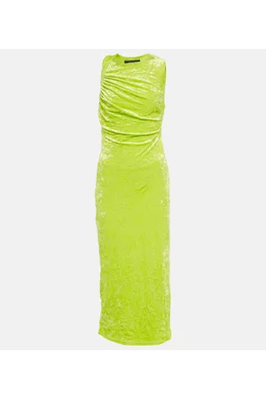 VERSACE Velvet midi dress