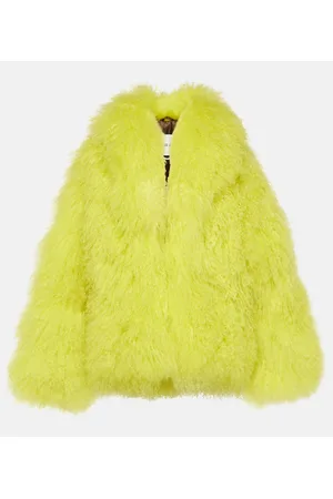 The Attico Faux fur cropped coat