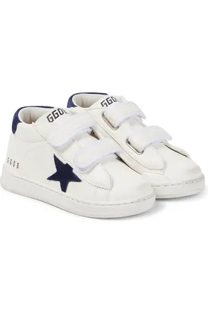 Golden Goose Baby June leather and suede sneakers
