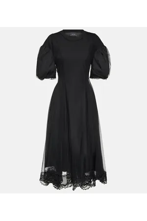 Simone Rocha Cotton midi dress