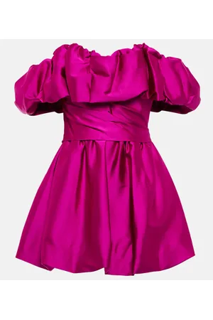Simkhai Astoria off-shoulder satin minidress