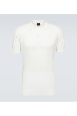 Tom Ford Silk and cotton polo shirt