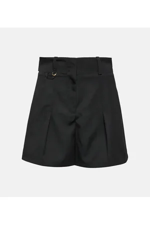 Jacquemus Le Short Bari pleated wool shorts