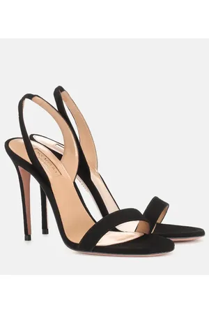 Aquazzura So Nude 105 suede sandals