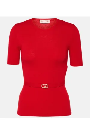 VALENTINO VLogo Signature virgin wool top